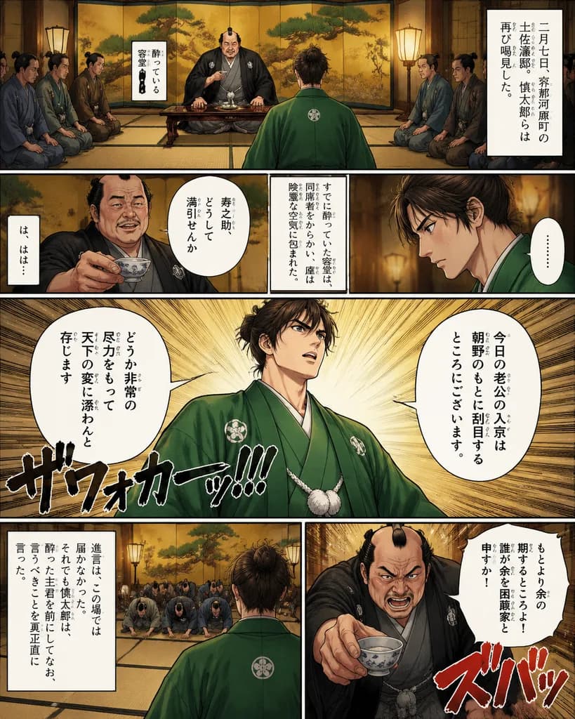 Bakumatsu Samurai Audience Manga Page