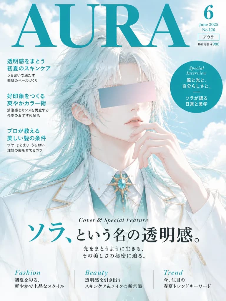 Japanese Editorial Fashion Magazine Cover