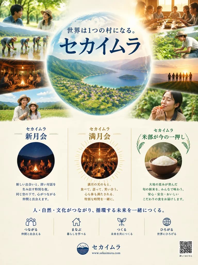 日式生態社區宣傳海報
