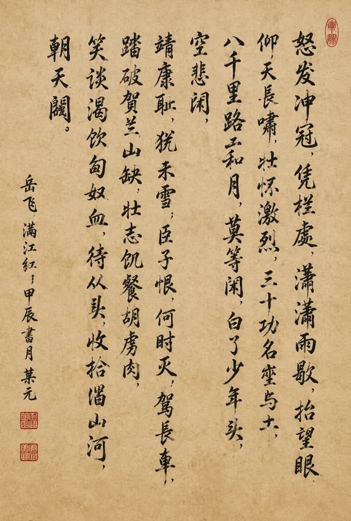 Chinese Cursive Calligraphy Scroll