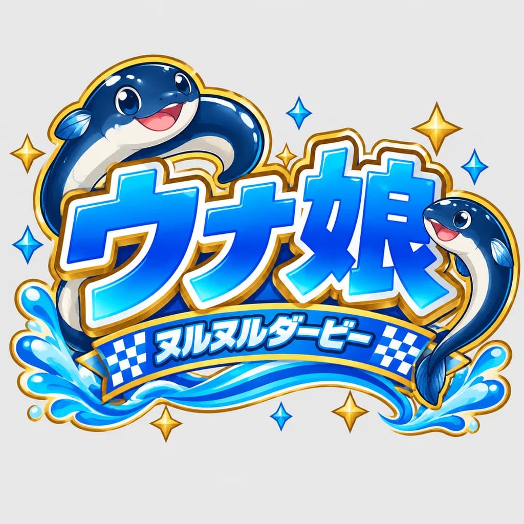 Japanese Aquatic Derby Mascot Logo