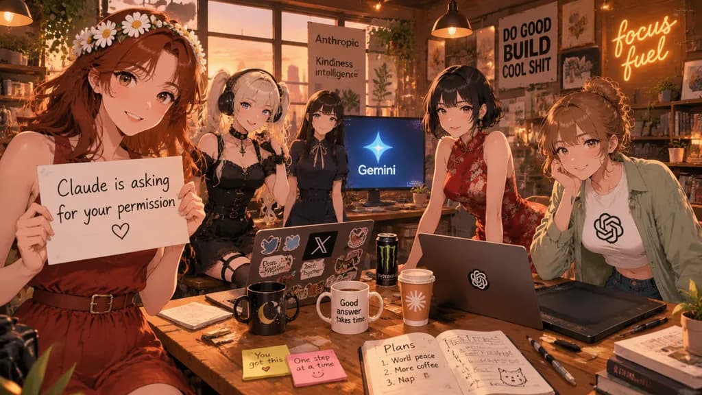 夕暮れのAIスタートアップスタジオ