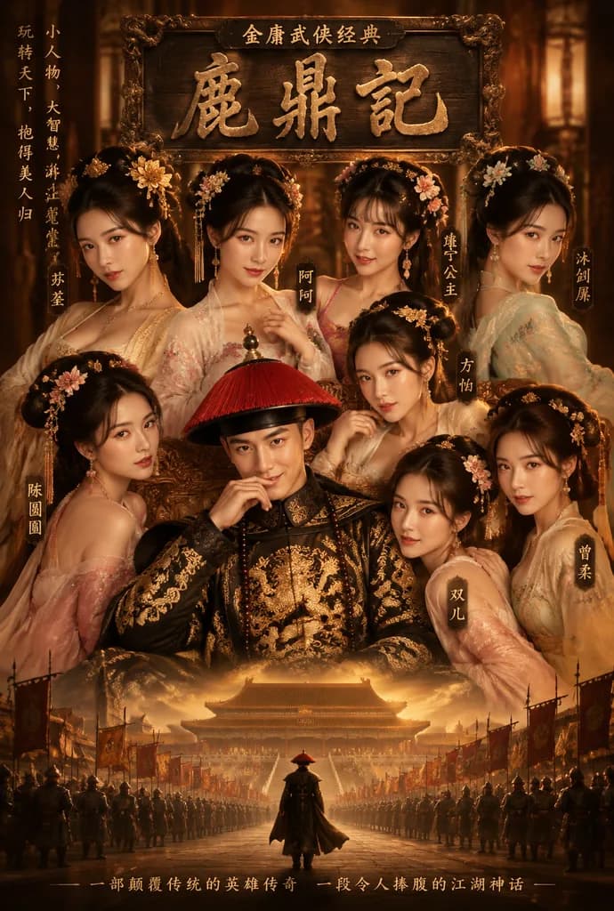 빈티지 무협 영화 키아트 포스터