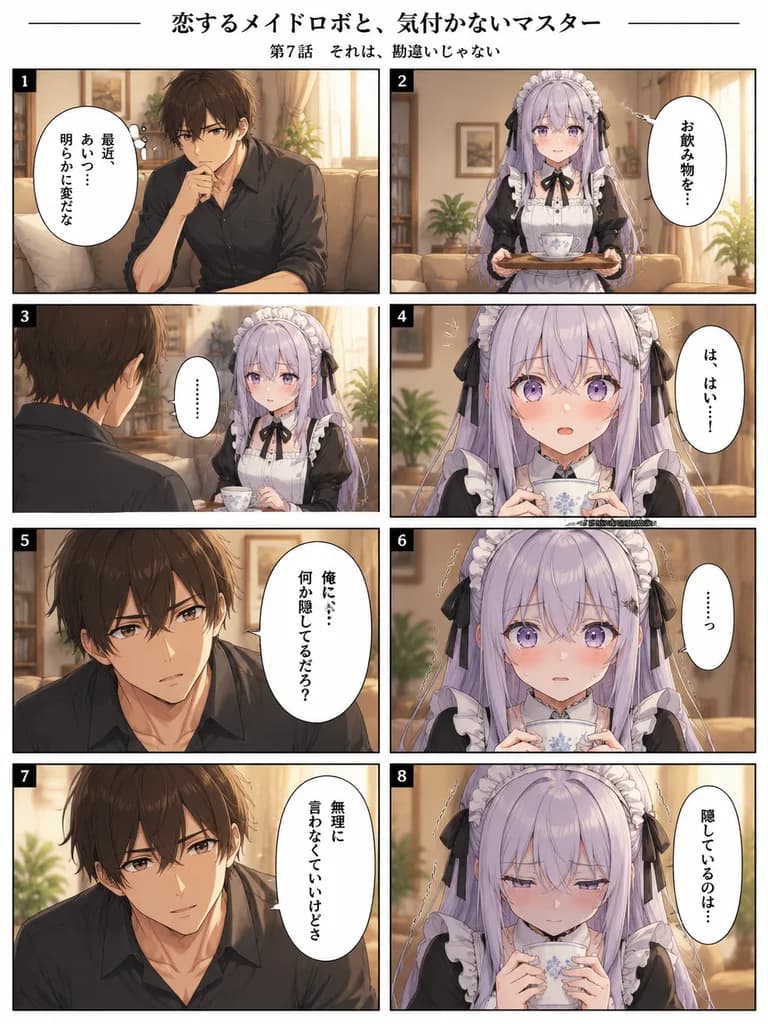 Maid Robot Romance Manga Page