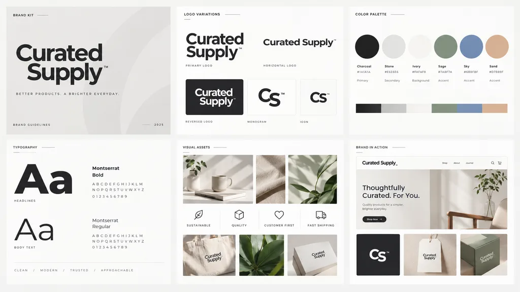 Corporate Brand Kit Presentation