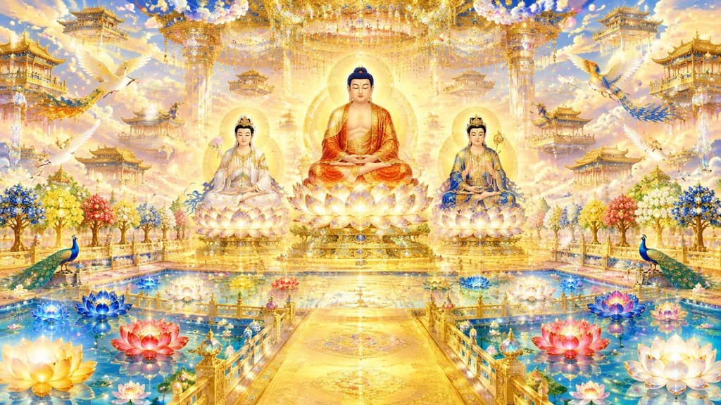 西方極樂世界淨土聖境