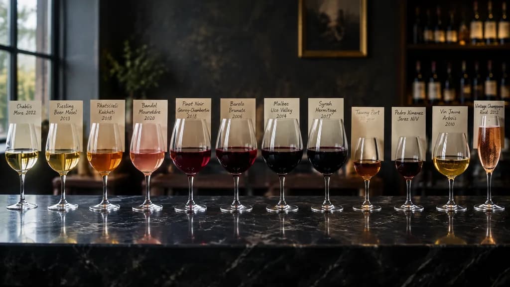 Twelve Wine Sommelier Tasting Flight