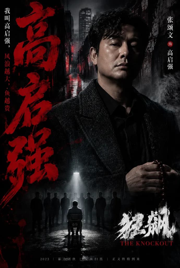 新黑色電影風格華語犯罪懸疑海報