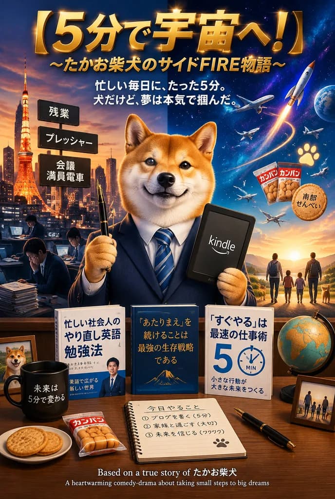 柴犬勵志電影海報