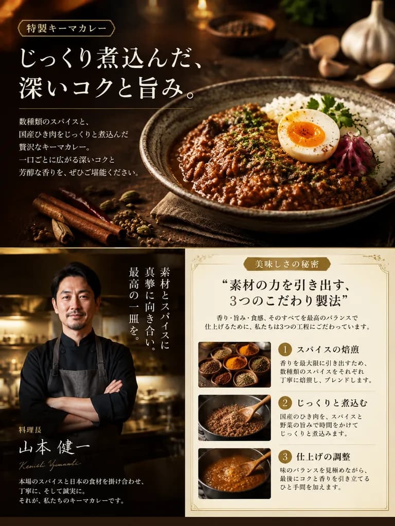 Japanese Gourmet Curry Magazine Advertisement