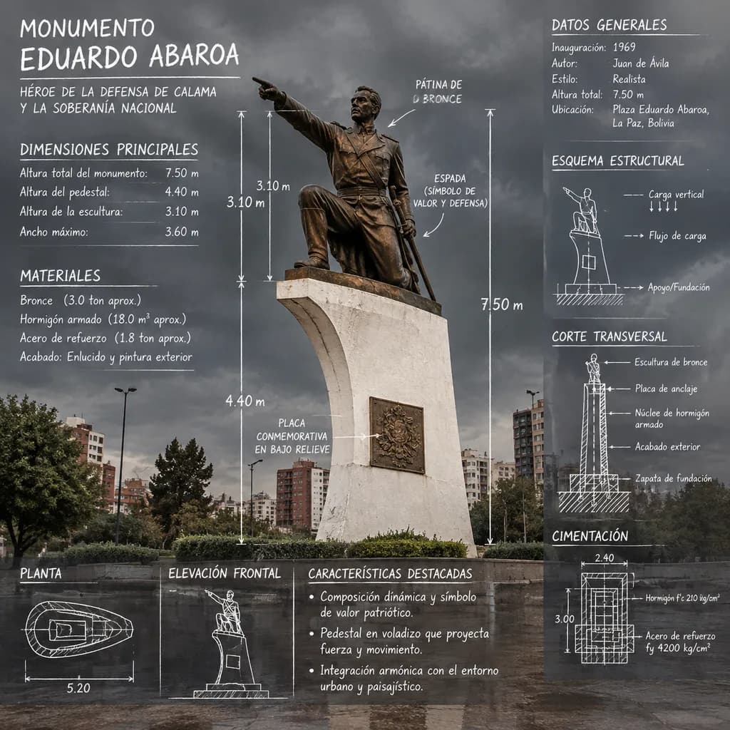 Architectural Monument Infographic Poster