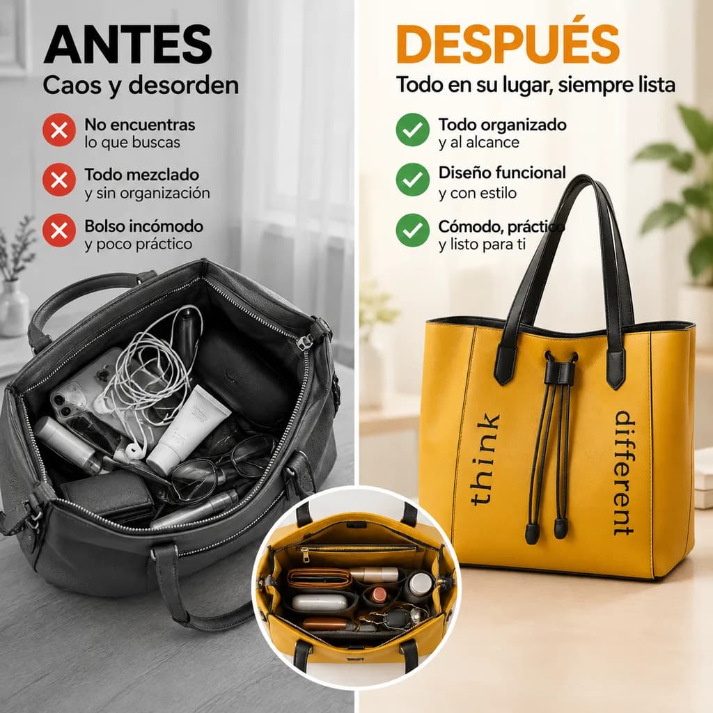Split Screen Handbag Comparison Ad