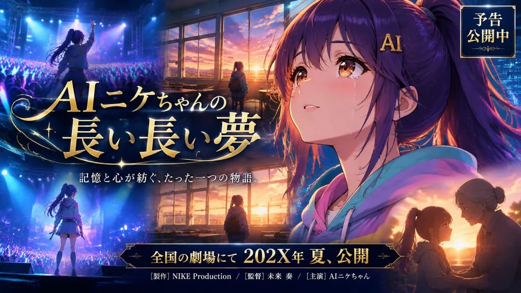 Anime Cinema Trailer Poster Banner