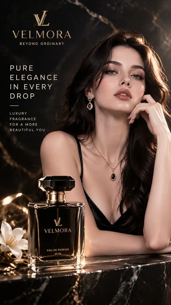 Luxury Fashion Commercial Advertisement Poster