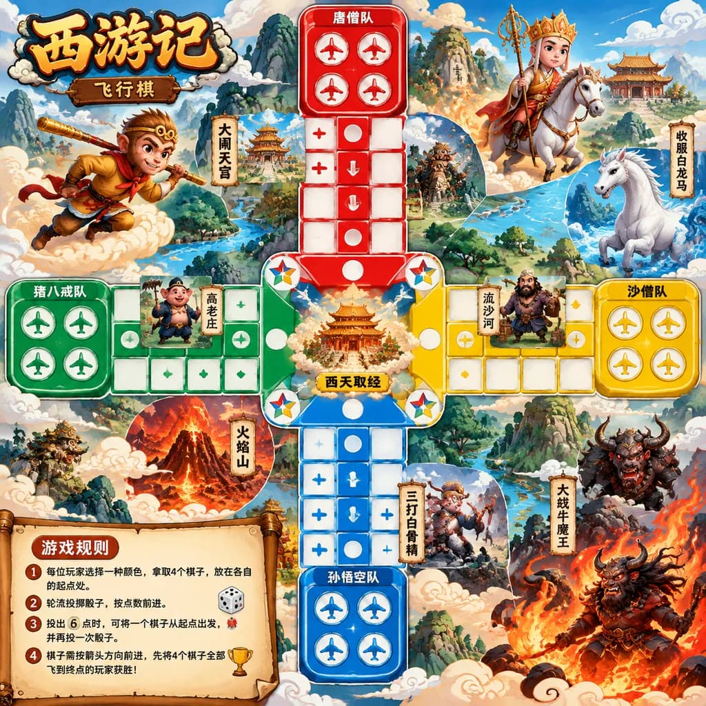 テーマ別飛行棋ボードゲーム