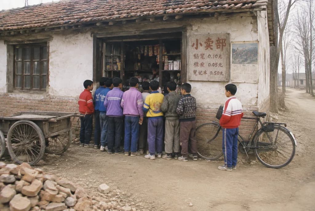 Late 90s Rural School Snack Stall