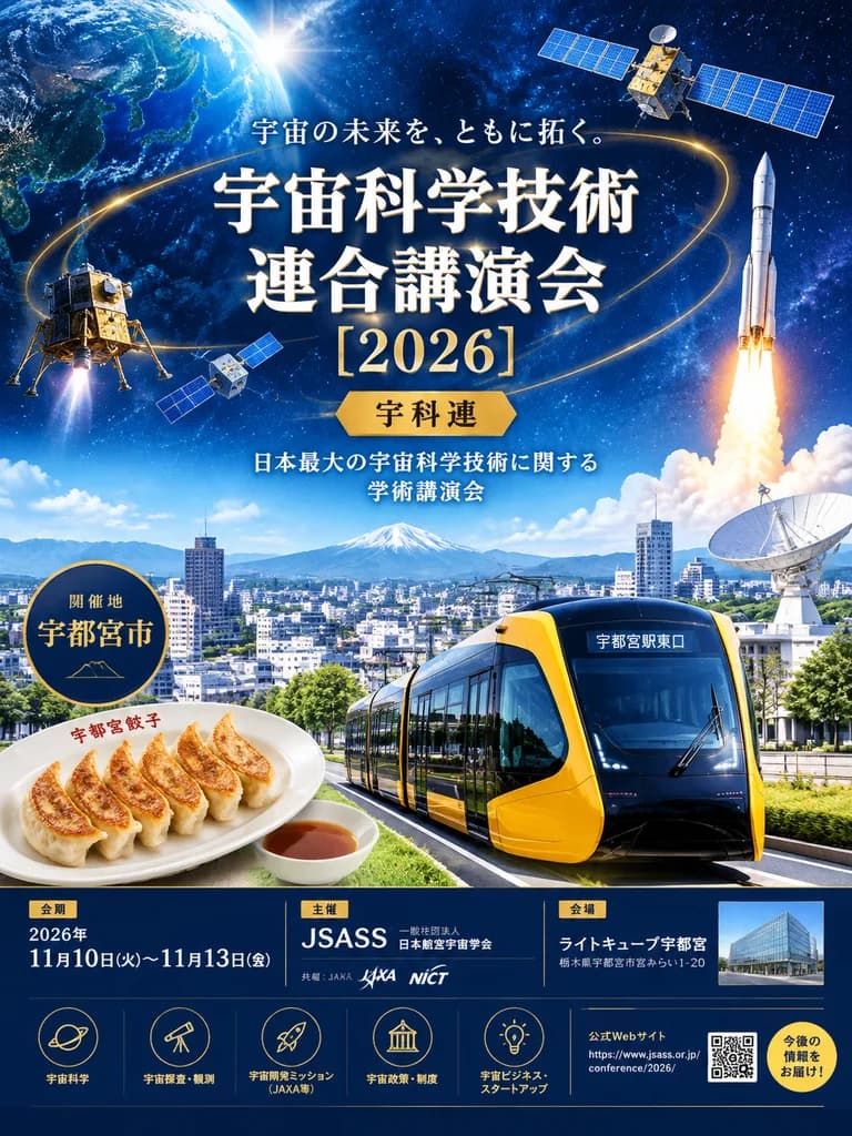 Japanese Space Conference Event Poster