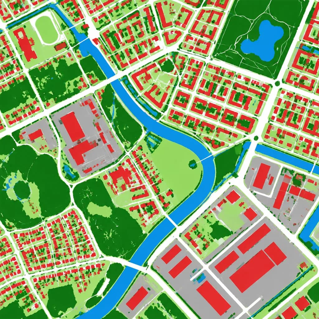 Aerial Land-Cover Classification Map