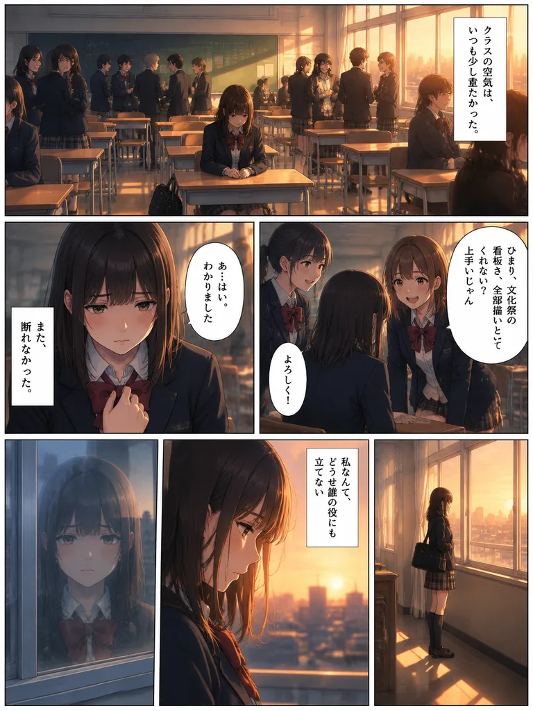 Sunset High School Drama Manga Page