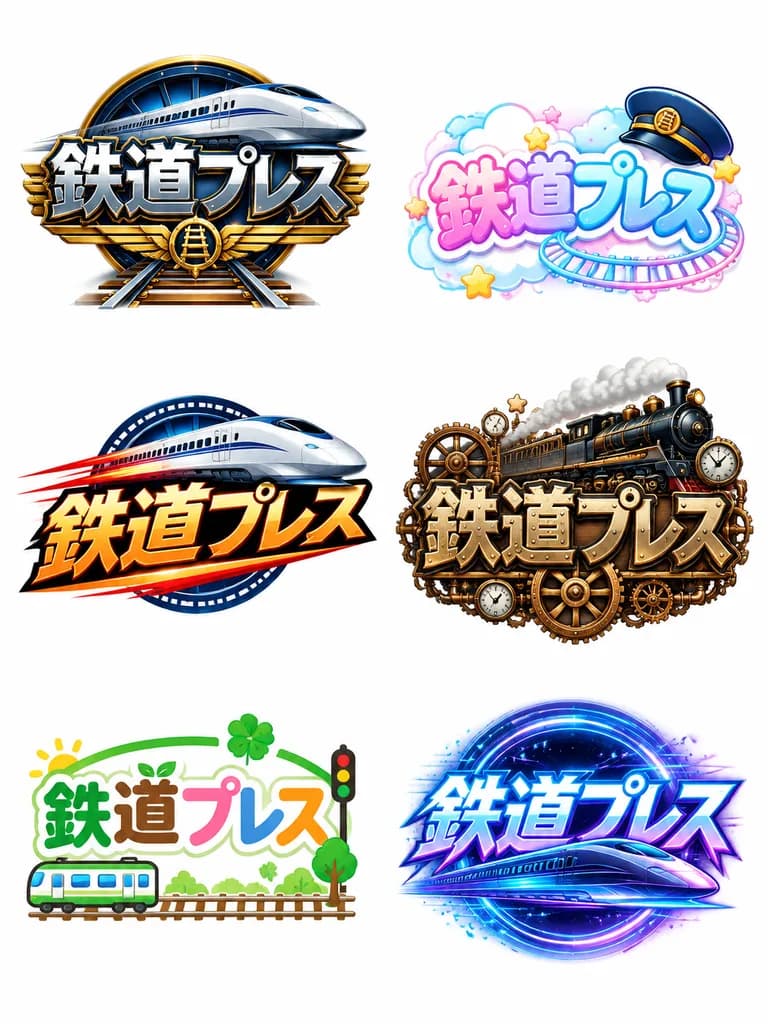 Japanese Railway Logo Concept Sheet