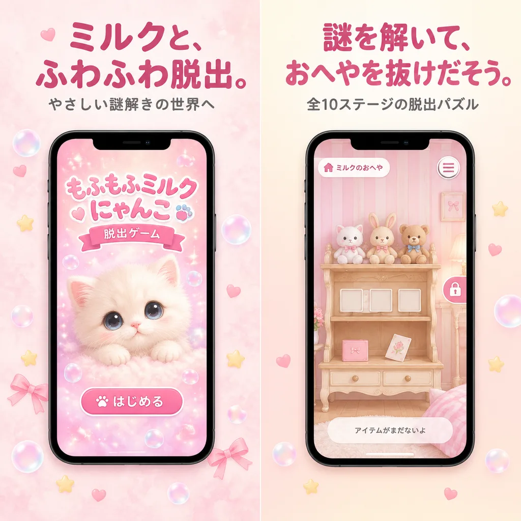 Pastel Japanese Mobile Game Promotion