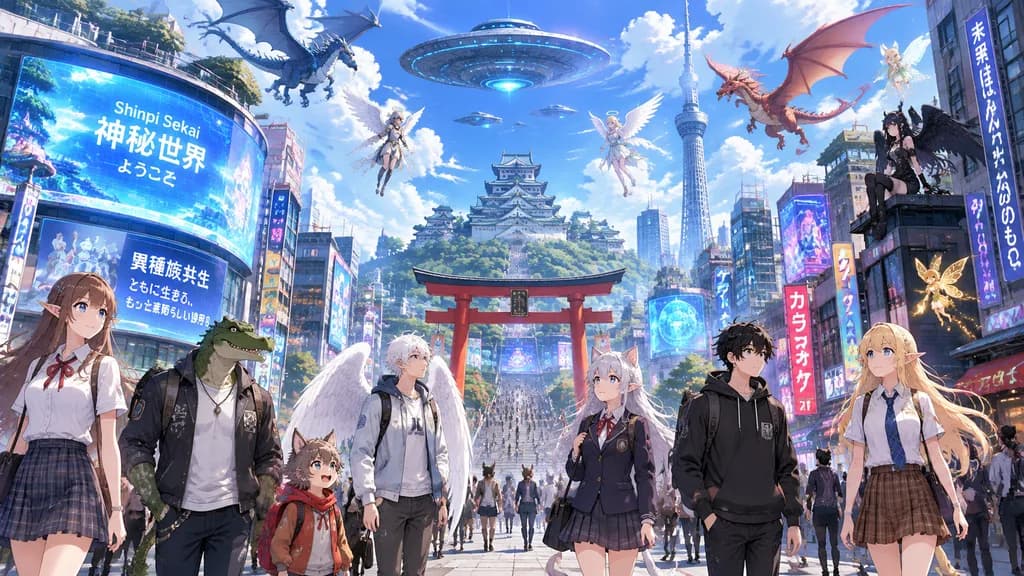 ファンタジー東京共生都市キービジュアル