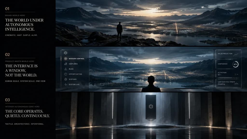 自律型AIデザインムードボード
