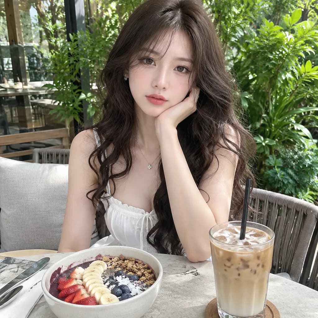 Kafede Japon Influencer Yaşam Tarzı Portresi