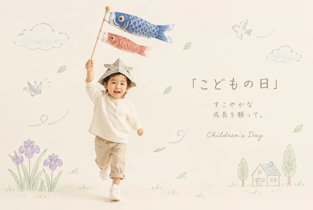 Japanese Children's Day Greeting Card