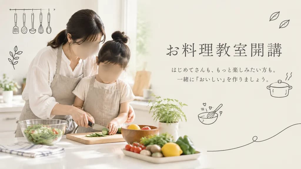 Minimal Cooking Class Hero Banner