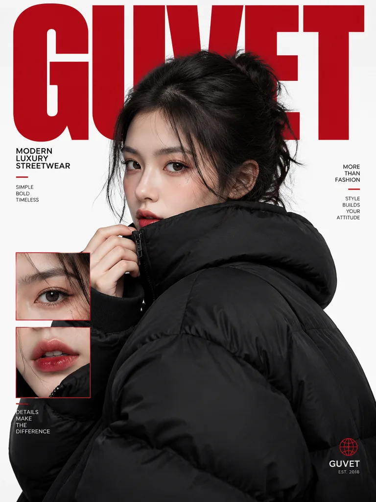 Luxury Streetwear Editorial Fashion Poster