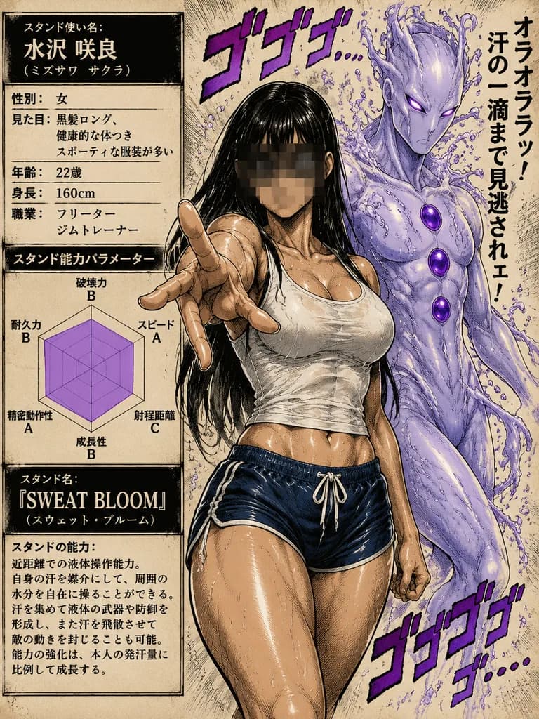 日漫替身使者檔案設定頁