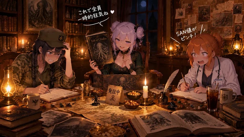 Anime Cthulhu TRPG Game Night