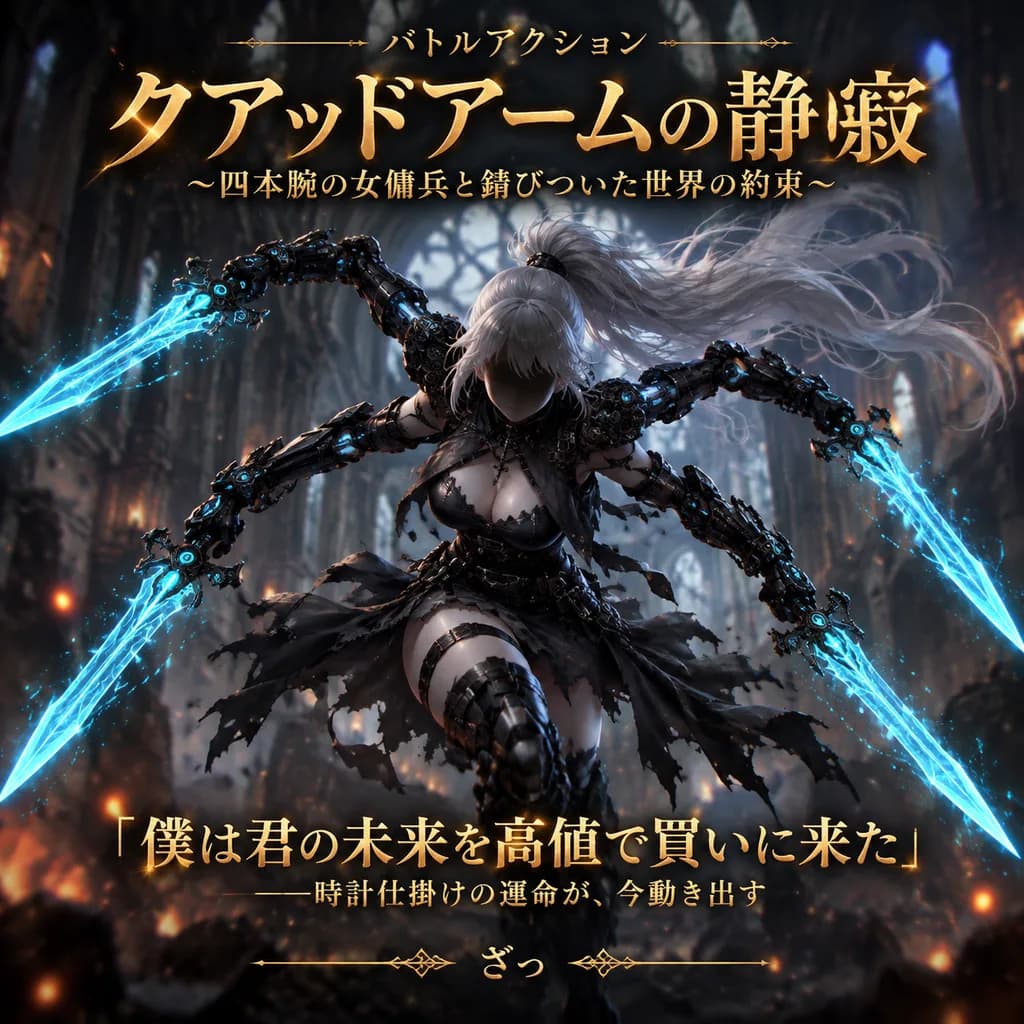 Four-Armed Warrior Light Novel Cover