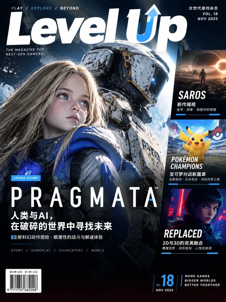 ゲーム雑誌の表紙デザイン
