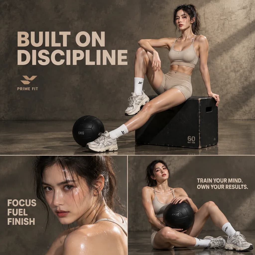 Luxury Fitness Campaign Magazine Editorial