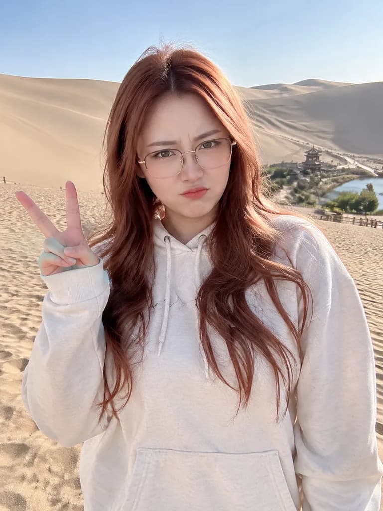 Desert Scene Swap and Outfit Adjustment