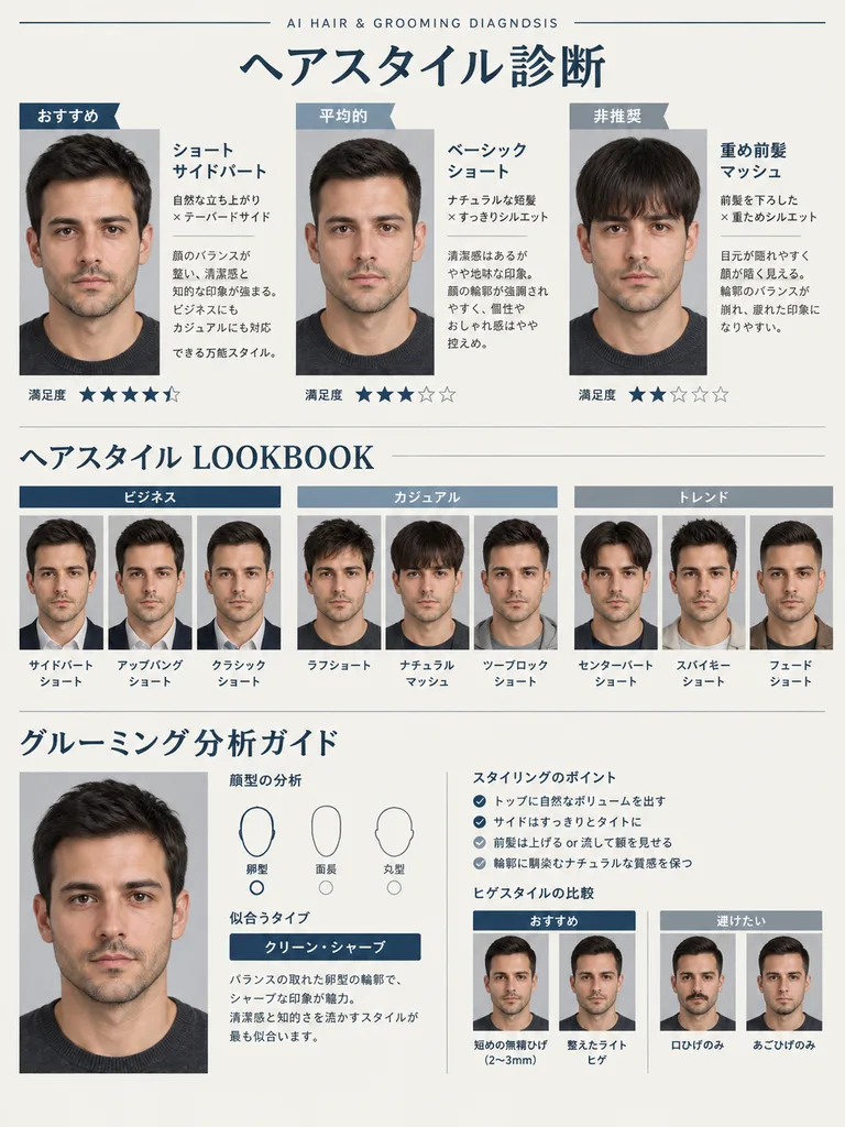 Editorial Grooming and Hairstyle Diagnosis Report