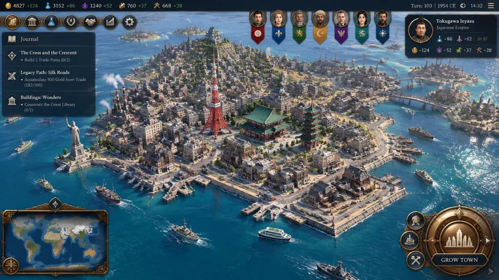 Screenshot di Gioco 4X di Grande Strategia Storica