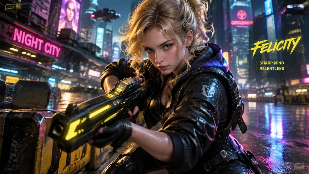 Редизайн Персонажа Cyberpunk AAA