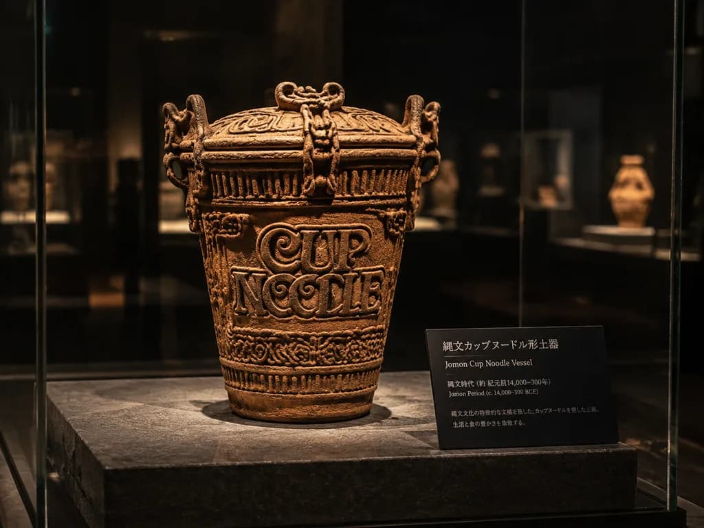 古代陶器與現代容器融合展品