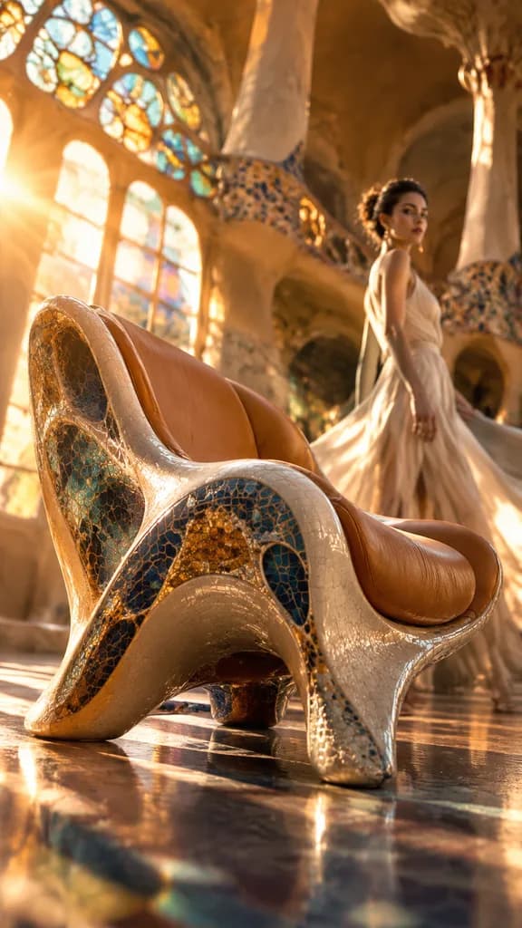 Gaudí-Inspired Luxury Product Motion Campaign