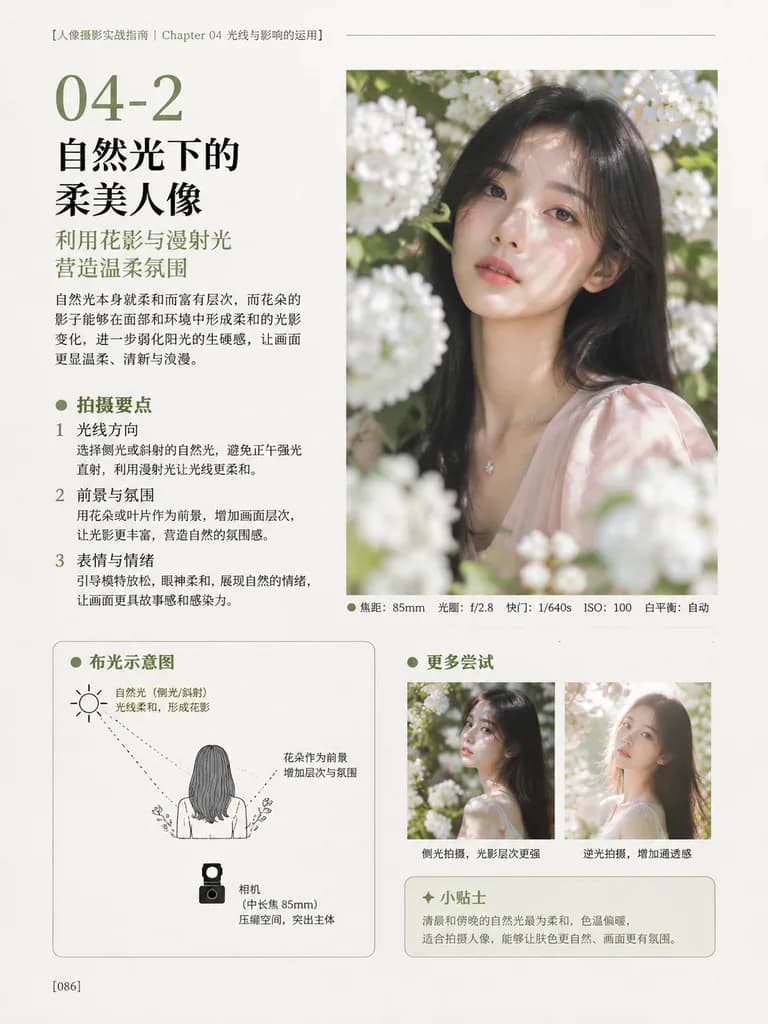 写真チュートリアル書籍のエディトリアルページ