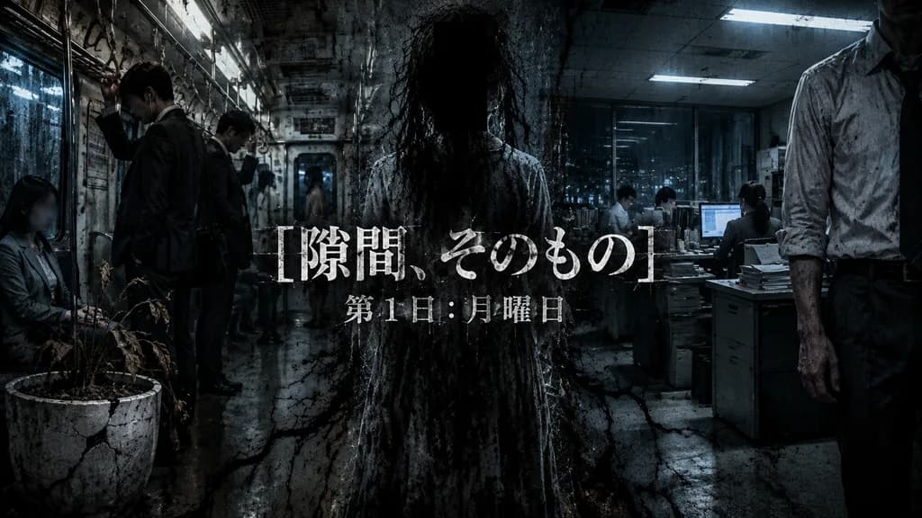 Japanese Urban Horror Novel Cover
