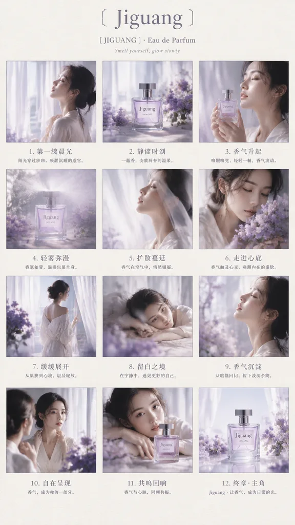 Luxury Perfume Storyboard Poster