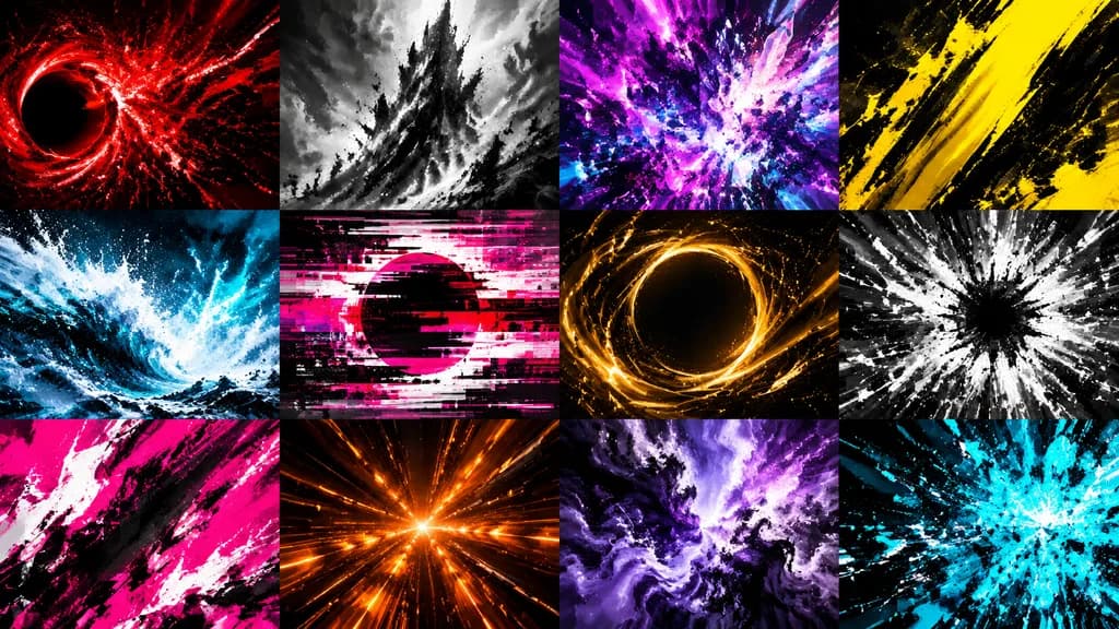 Abstract Energy Burst Concept Grid