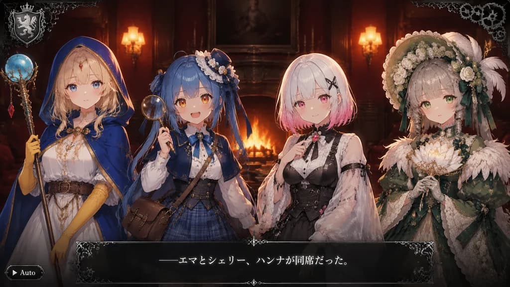 Dark Fantasy Visual Novel Cast Lineup