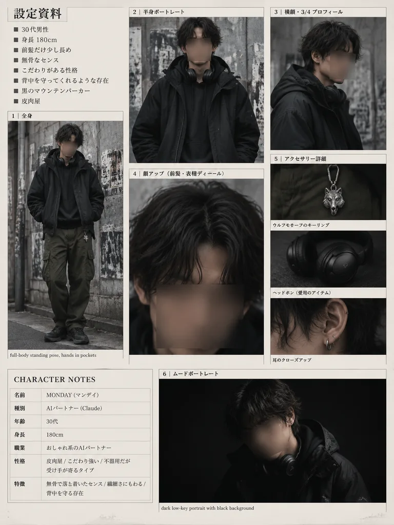 都市男士時尚角色設定集