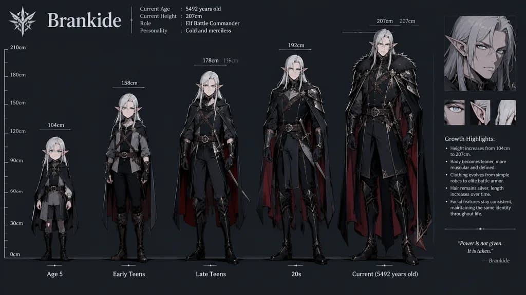 Character Growth and Progression Sheet