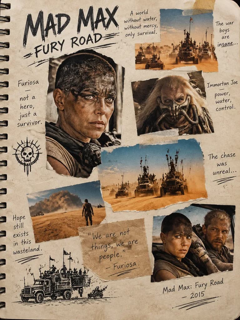개인 저널 스크랩북 콜라주